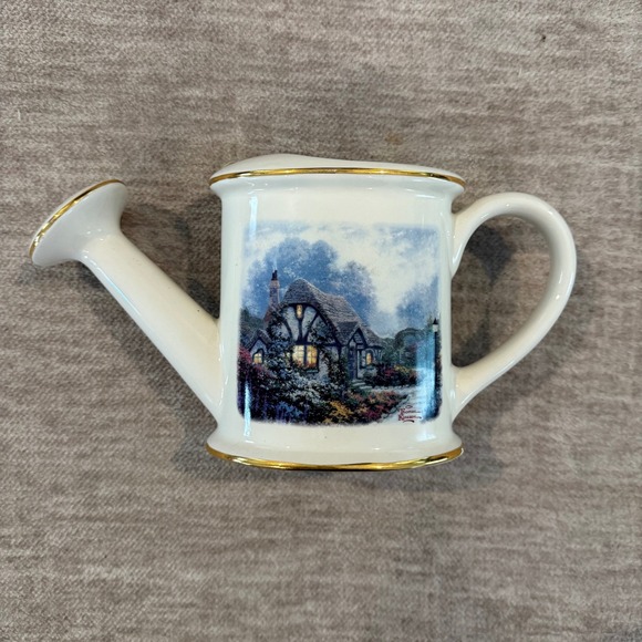 Thomas Kinkade Watering Can Chandler's Cottage Decor Painter of‎ Light - Picture 1 of 7